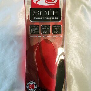 SOLE Custom Heat Moldable Footbed Insoles - Active Men's 14.5 - 15